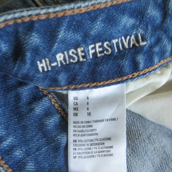 American Eagle size 6 jean shorts - Picture 4 of 4